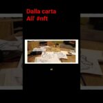 DALLA CARTA ALLA #criptoarte #CARBONCINO VS #NFT #SHORT