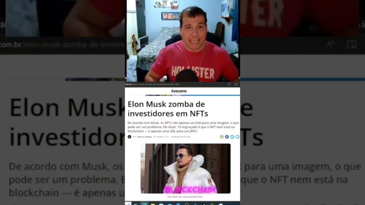 ELON MUSK ZOMBA DE INVESTIDORES DE NFT’S! #shorts #elonmusk