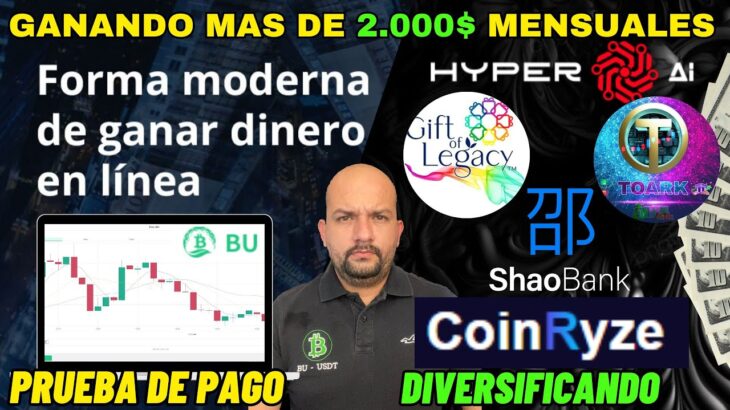 GANO 2000$ MENSUALES🤑10$ GRATIS🤑TRADING🤑INVERSIONES🤑NFT GAME🤑BOLSA DE VALORES🤑MINERIA🤑GIFT OF LEGACY