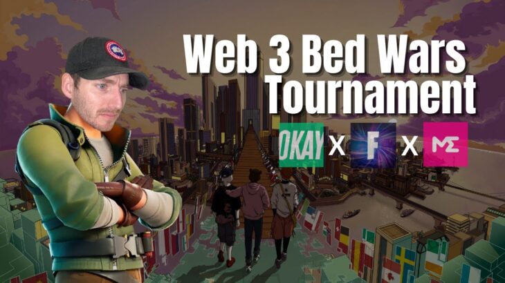 HUGE FORTNITE BED WARS TOURNAMENT | Okay Bears x Magic Eden NFT Custom Map