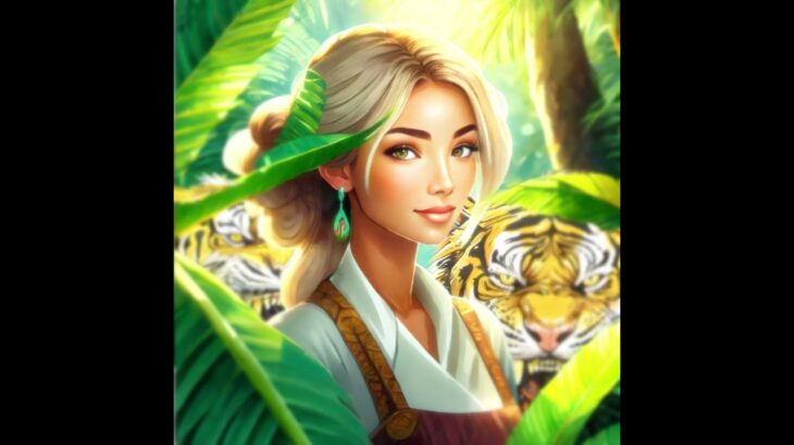 Harmony of Nature: Girl and 2 Tiger #cro #crofam #cronos #cryptocomnft #nft #nftcommunity