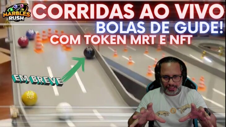 INCRIVEL!!! CORRIDA DE BOLAS DE GUDE COM  CRIPTO E NFT! CONFIRA EM MARBLES RUSH