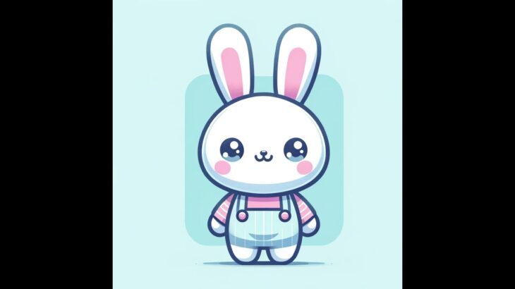 Illustration of a cute, child-friendly bunny character, styled for an NFT collection. #gpt4  #prompt