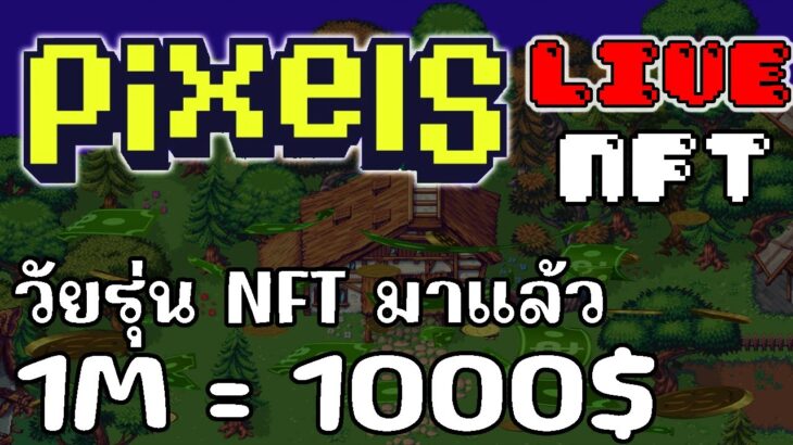 [ LIVE ] Pixels (Game NFT ) : ไม่หวั่นแม้วัน เซิฟ หน่วง EP.47