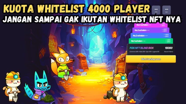 LUMAYAN LUR !! DISKON 80% DENGAN JOIN WHITELIST GAME NFT PET RUMBLE