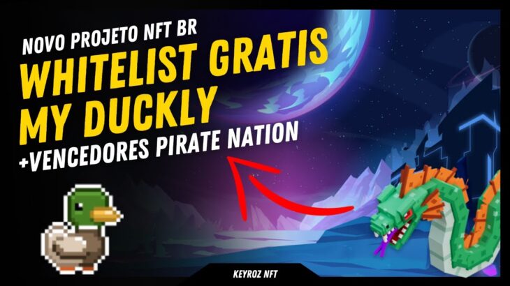 MY DUCKLY: WHITELIST GRATIS – PROJETO NFT PLAY TO EARN + VENCEDORES PIRATE NATION