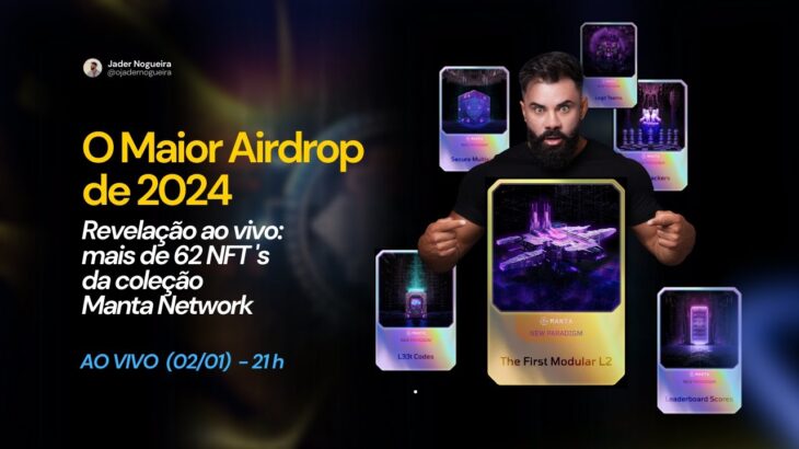 🛑Maior Coleção de NFTs da Manta Network -Estamos no Top 200 Mundial #1MILHAO DE LUCRO NESSE AIRDROP