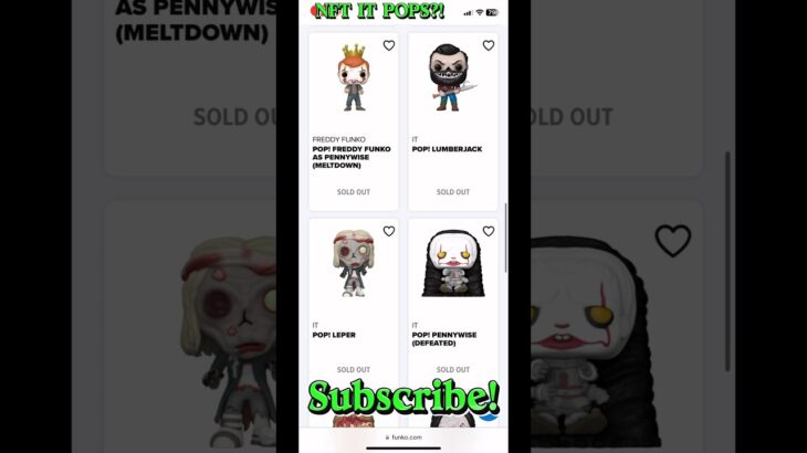 NFT Funko Pops On Funko’s Website! @Gastlecast #funkopop #toys #shorts #viral