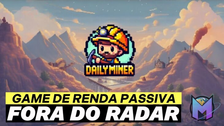 NOVO JOGO NFT DE RENDA PASSIVA | Apresentando o Game | DailyMiner