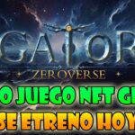 NUEVO JUEGO GRATIS ACABA DE ESTRENARSE | GATOR ZEROVERSE DE WEMIX NFT GAME 2024