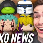 New Funko Pop Reveals & Updates! ( Anime, Marvel, Funko NFT, NFL + More)