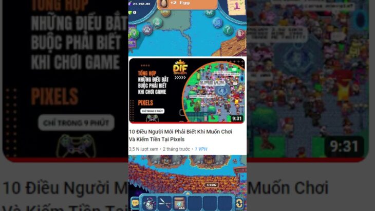 [Pixels] Tối ưu lợi nhuận cho người mới khi chơi game NFT Pixels ? [Trailer Video]