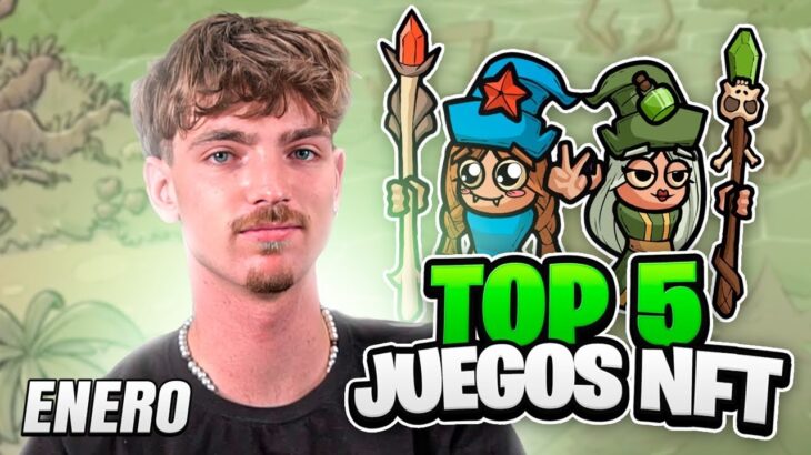 TOP 5 MEJORES JUEGOS NFT PARA GANAR DINERO | Enero 2024