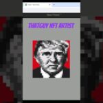 TRUMP #pixelart #nftart #pixelartist #nft #trump #howtodraw