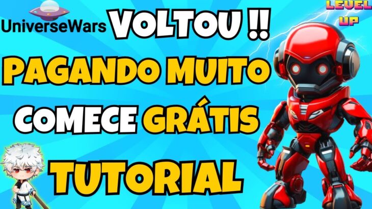 UNIVERSE WARS – JOGO NFT de ROBÔ PAGANDO – JOGO GRÁTIS ? – SORTEIO – NUEVO NFT de BAIXO INVESTIMENTO