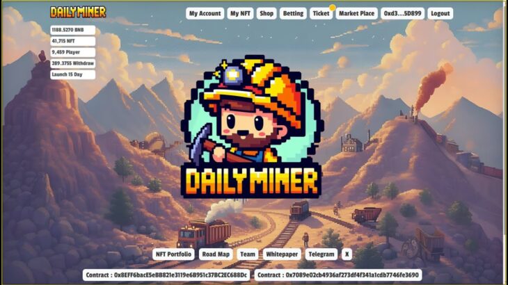 [pagando] Daily Miner NFT | 15 dias = OK