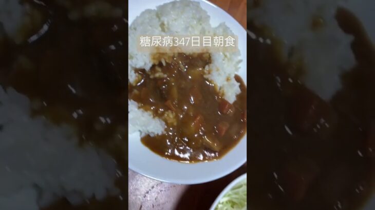 ボンカレー食べる糖尿病　#糖尿のグルメ #糖尿病 #糖質制限 #心筋梗塞 #血糖値 #生活習慣病 #食事 #vlog #日常　心筋梗塞手術後347日目朝ご飯　血糖値　糖質制限？