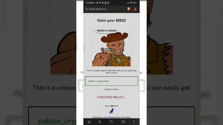 🤫 Claim your new NFT on the ShardDog #earn #near #blockchain #airdrop #crypto