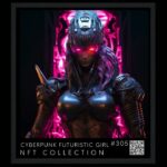 Cyberpunk Futuristic Girl NFT #305