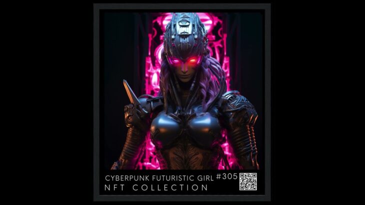Cyberpunk Futuristic Girl NFT #305