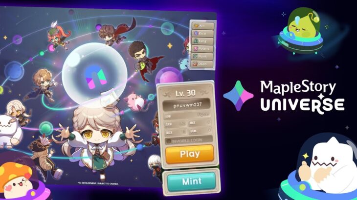 First Look at MapleStory N Official NFT MMORPG