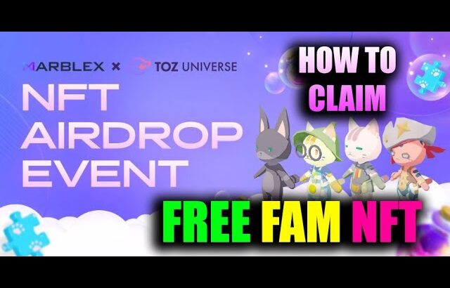 Free NFT Marblex X Toz Universe Airdrop Event