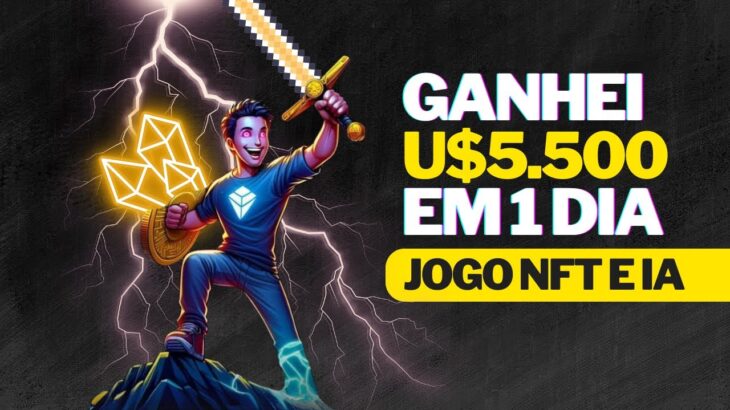 🔥GANHEI R$5.500 EM 1 DIA🔥 JOGO PAGANDO MUITO | NFT E INTELIGÊNCIA ARTIFICIAL | JOGUINHO MUITO BOM