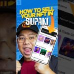 HOW TO SELL NFT IN SUPAKI APP #SUPAKI #shorts