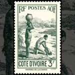 NFT-stamp “Cote D’Ivoire 3fr.” (Super-rare)