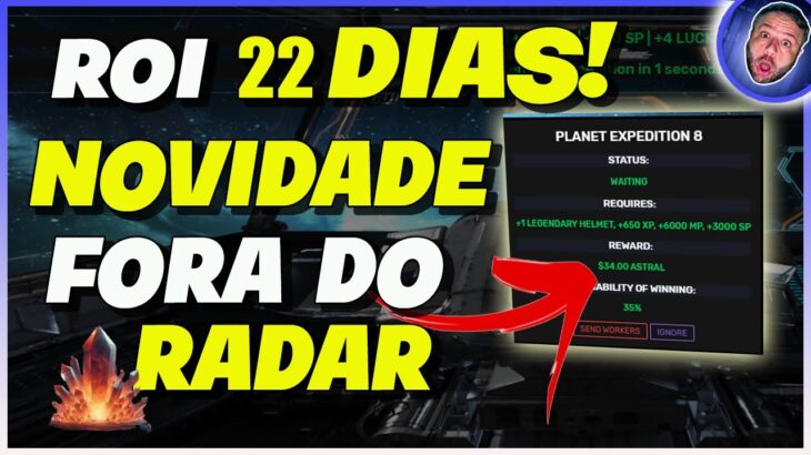 NOVO JOGO NFT COM ROI 22 DIAS – SORTEIO W.L. – CRYPTO PLANETS