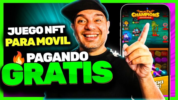 📢 NUEVO JUEGO NFT GRATIS ✅  PARA MOVIL  AXIE CHAMPION PAGA EN AXS EN RONIN 💥 NFT FREE TO PLAY