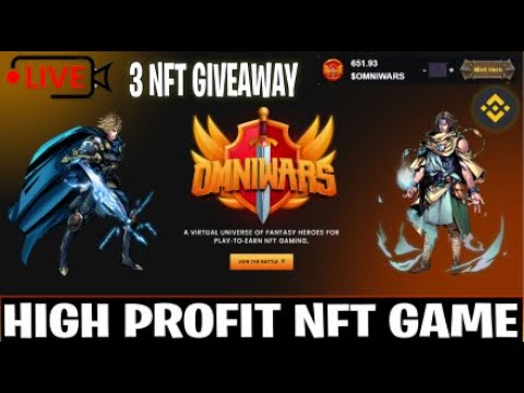 OMNIWARS – HIGH PROFIT NFT GAME | 3 NFT GIVE AWAY CC