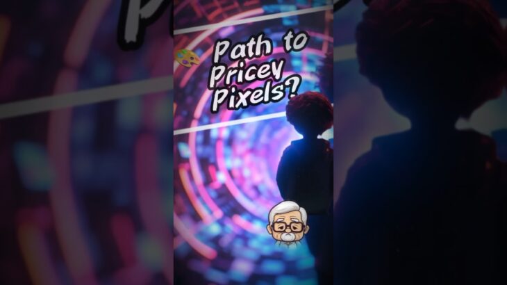 🎨 Path to Pricey Pixels? | NFTs & Digital Evolution #shorts #nft #aicandymd