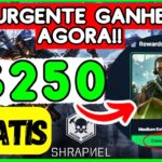 SHRAPNEL Jogo NFT Tiro Ganhe Agora! NFT DE 250 Reais de Graça!