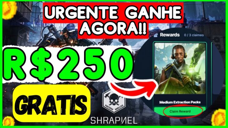 SHRAPNEL Jogo NFT Tiro Ganhe Agora! NFT DE 250 Reais de Graça!