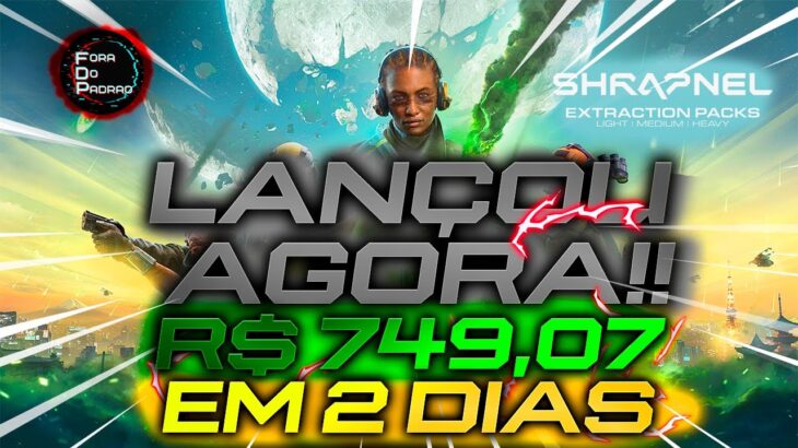 SHRAPNEL Jogo NFT Tiro Ganhe  R$250 – 50.000 em 3 Dias