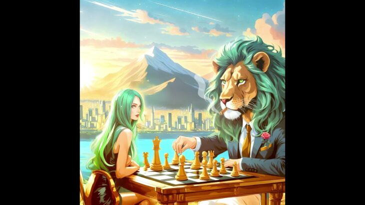 Sunset Strategy: Lion’s Gambit with His Lady #crofam #cro #cryptocomnft #cronos #nft #nftcommunity