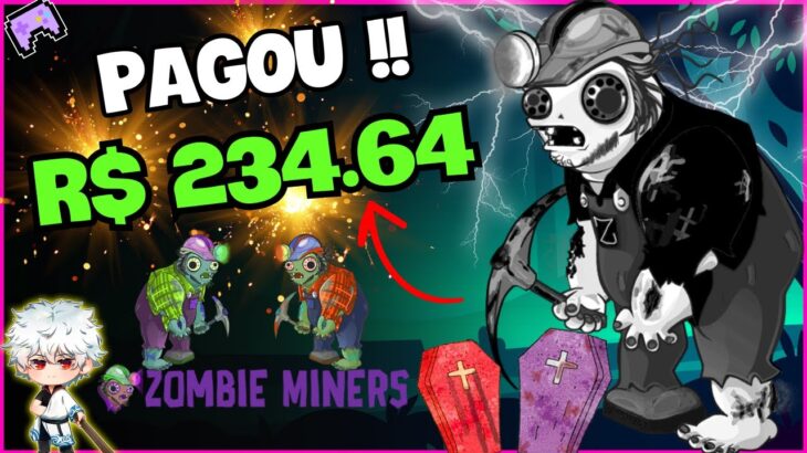 🧟 ZOMBIE MINERS – JOGO NFT – PAGANDO – DAILY MINER – SORTEIO GRÁTIS – JUEGO NFT BAIXO INVESTIMENTO