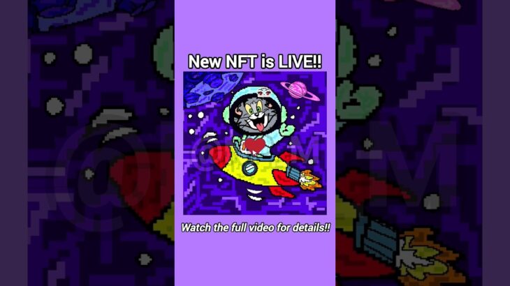 🐾🚀🚀#nftcommunity #viral #shortsvideo #nft #tom #nftartist #shortsfeed #shortsviral #pixelart #nftart