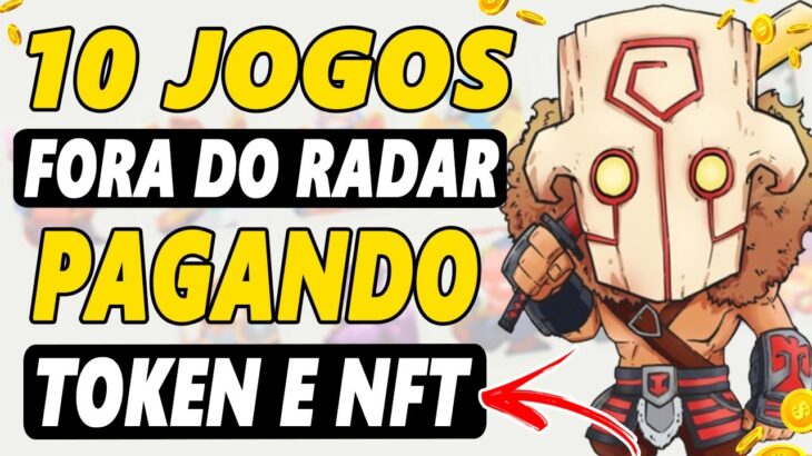 10 JOGOS NFT PAGANDO FREE TO PLAY E QUE VÃO PAGAR MUITO! Veja COMO GANHAR DINHEIRO JOGANDO HOJE