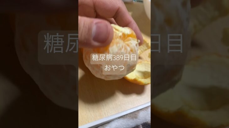 一周回ってオレンジは剥いて食べる糖尿病　心筋梗塞手術後389日目　おやつ　#糖尿病の品格 #糖尿病 #糖尿のグルメ #血糖値 #食事 #vlog #日常 #心筋梗塞 #糖質制限 糖質制限　血糖値　腎臓