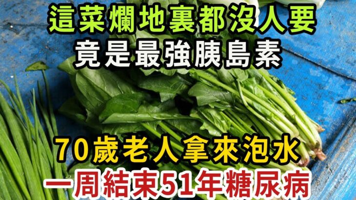 它是糖尿病的天敵，卻爛在樹上都沒人要！72歲老人摘它泡水喝，一杯血糖從9.8降到4.0，結束了52年的糖尿病【健康管家】