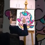 Art reveal ✨️  Kawaii unicorn 🦄 NFT? Digital art 🎨 #shortsviral #shorts #shortsfeed