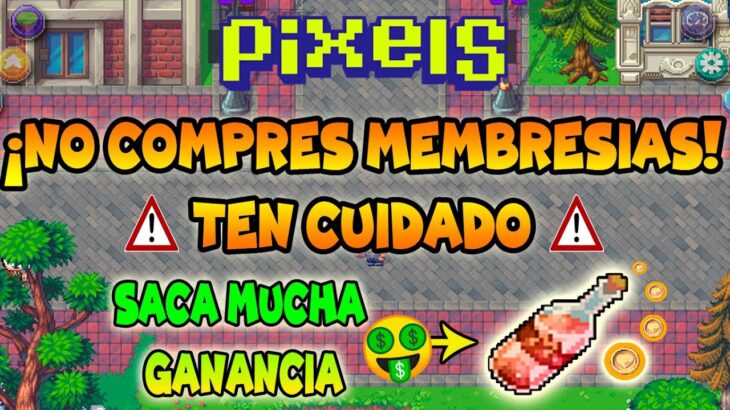 🚨🚫CUIDADO CON LAS MEMBRESIAS 🚫 | ESTRATEGIA GANAR MUCHO GOLD | PIXELS NFT GAME 2024