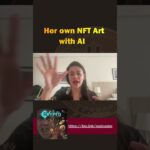 Her own NFT Art with AI