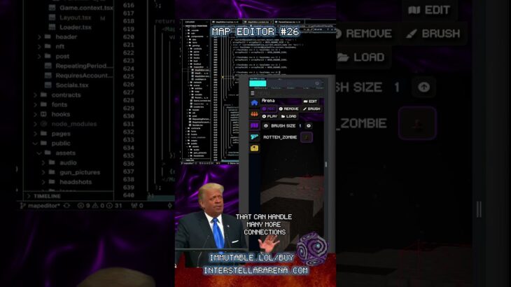 Interstellar Arena Game Development log 26: Map Editor #crypto #gamedevelopment #nft #ethereum