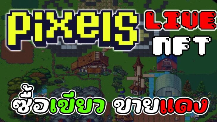 [ LIVE ] Pixels (Game NFT ) : ฟักทองม่วงแพงๆ EP.72