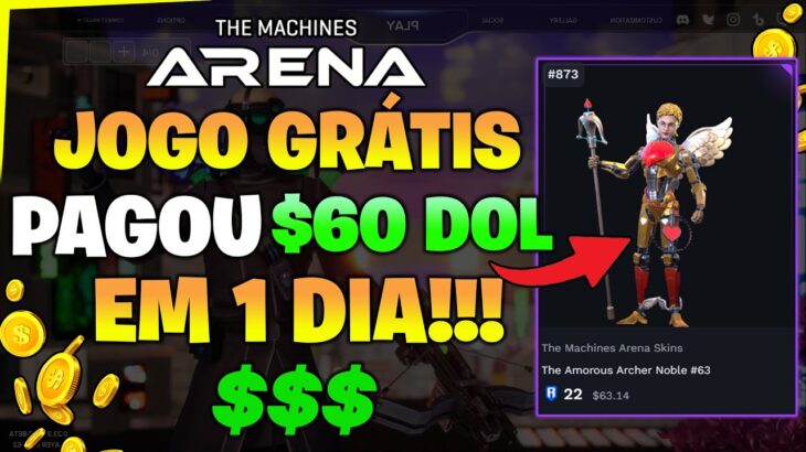 NOVO JOGO NFT GRATIS PAGANDO MUITOOO – THE MACHINE ARENA – TUTORIAL COMPLETO – CORRE!!!!