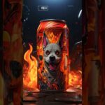 Picture a touch of Burning skeleton Jaguar flair.”#ai #nft #flair #jaguar #burning #cans