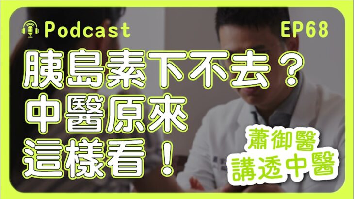 糖尿病前的一線生機，胰島素居高不下中醫這樣看！｜蕭御醫講透中醫Podcast EP68